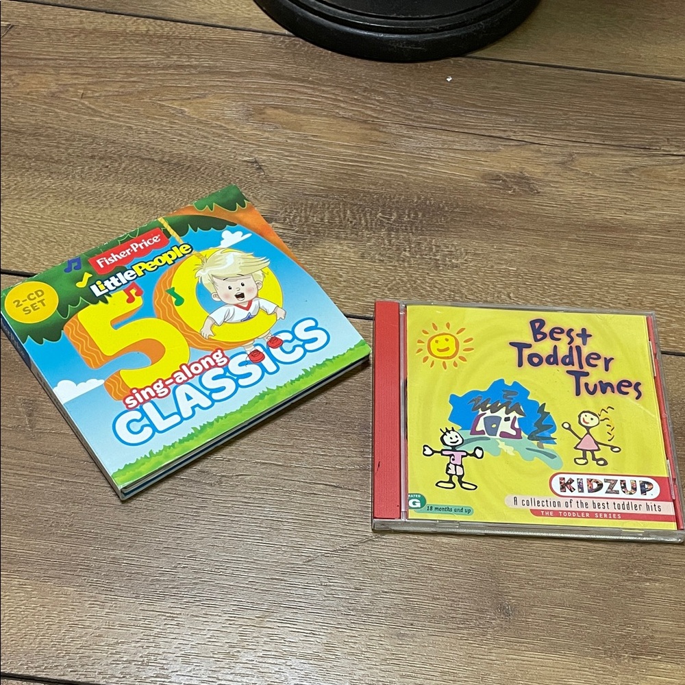 Fisher-Price Little People 50 Sing-Along Classics CD Set - Yellow and Blue